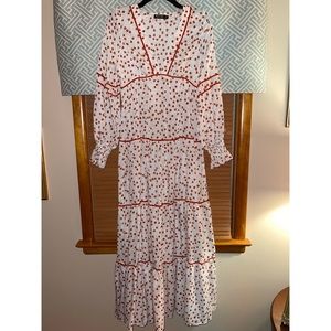 Nasty Gal floral maxi dress